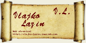 Vlajko Lazin vizit kartica